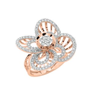 Andal Round Diamond Engagement Ring